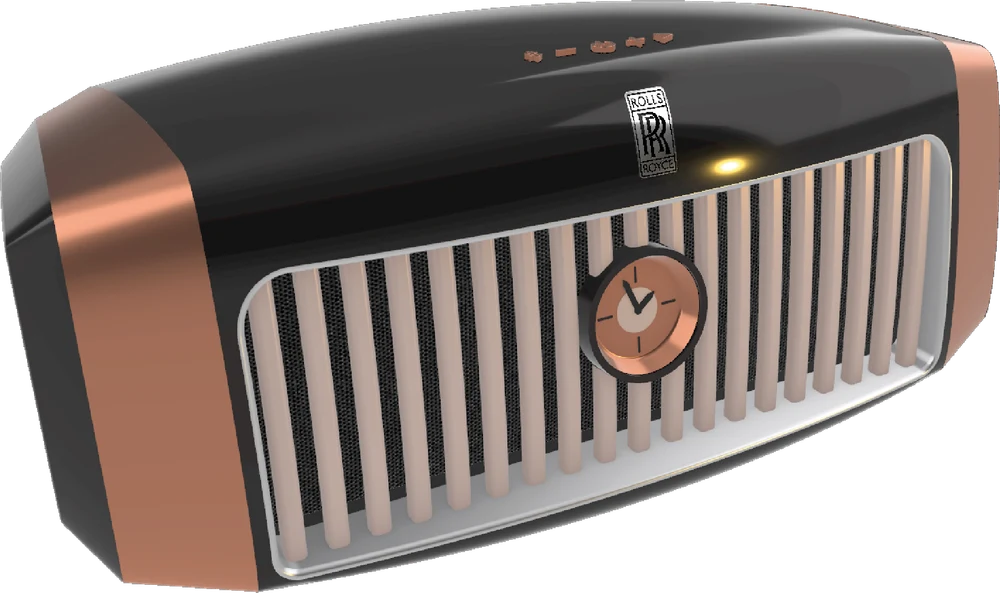 3D model of a Rolls-Royce inspired speaker
